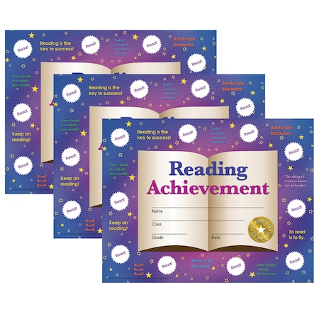 Hayes Reading Achievement Certificates + Reward Seals, PK90 VA807